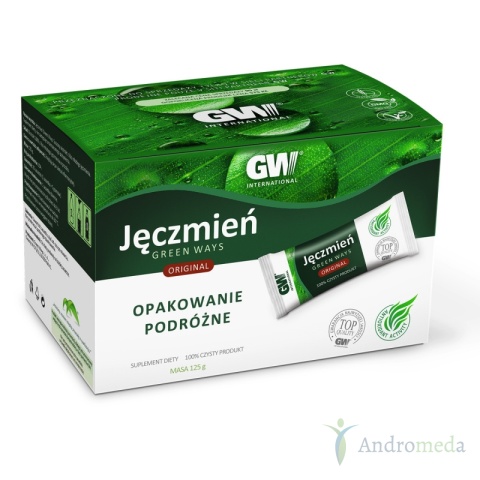 Zestaw 2 Opakowania podróżne BIO Jęczmień Green Ways 2x25 saszetek (2x125 g)