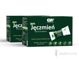Zestaw 2 Opakowania podróżne BIO Jęczmień Green Ways 2x25 saszetek (2x125 g)