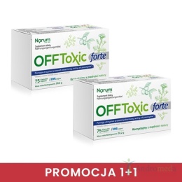 PROMOCJA 1+1 Narum+ic Forte 75 kaps Pełna Kuracja OFFToxic