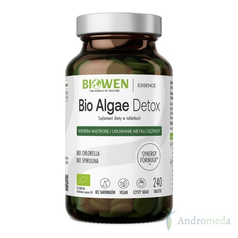 BIO Algae Detox 500 mg - 240 tabletek Biowen