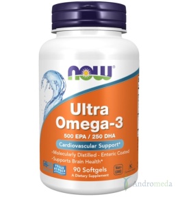 Omega-3 Ultra - 1000mg - 90 kapsułek - NOW Foods