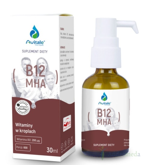 Witamina B12 MHA 200uq x 30 ml Avitale