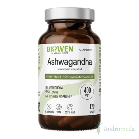 Ashwagandha 120 kapsułek Biowen