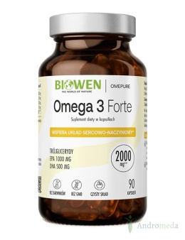 Omega 3 Forte 90 kapsułek Biowen