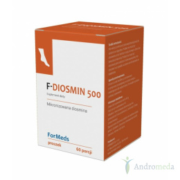 F-DIOSMIN Diosmina 60 porcji po 500mg i Wit C 200mg