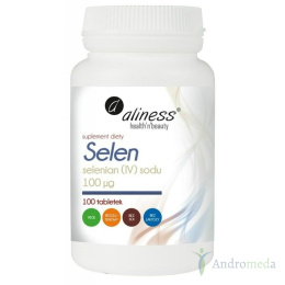 Selen Selanian IV Sodu 100µg 100 tabletek Alines