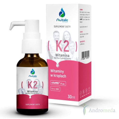 Witamina K2 (VitaMk7) 20 µg 30 ml Avitale