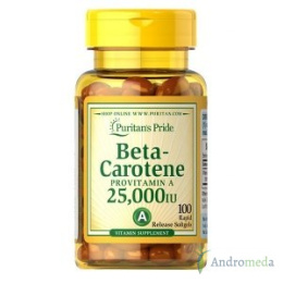 Beta - Karoten w tabletkach 25 000 IU 100k