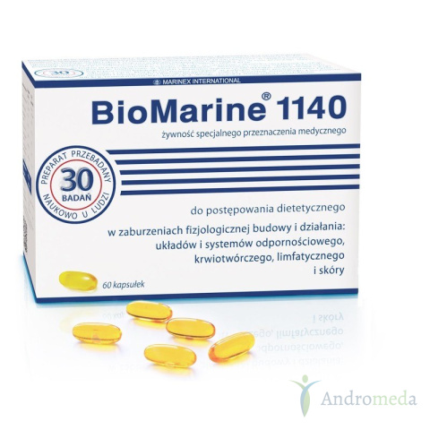 Bio Marine 1140 - 60 kaps. Omega 3.