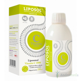 Liposol C 1000TM Liposomalna Witamina C 1000 (Buforowana) 250 ml SMAK CYTRYNOWY