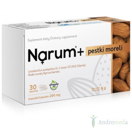 Narum+ Pestki Moreli 200 Mg, 30 Kaps Narine