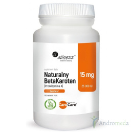 Naturalny Betakaroten 15 Mg (ProwVit A 25 000 Iu)