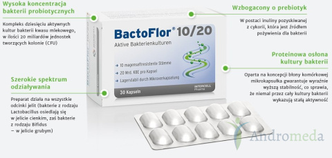 BactoFlor 10/20 30 kapsułek BactoFlor 10/20 30 kapsułek