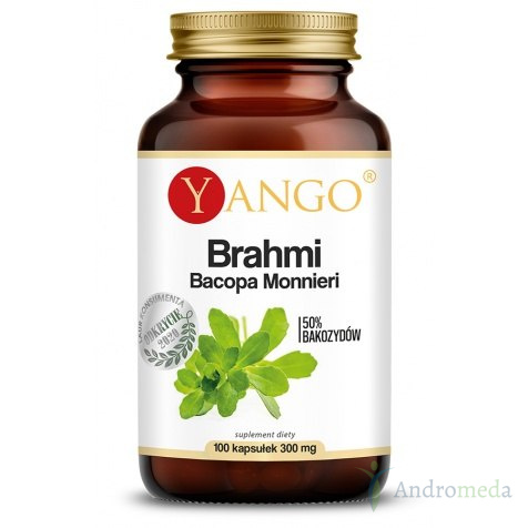 Brahmi - ekstrakt 50% bakozydów - 100 kapsułek