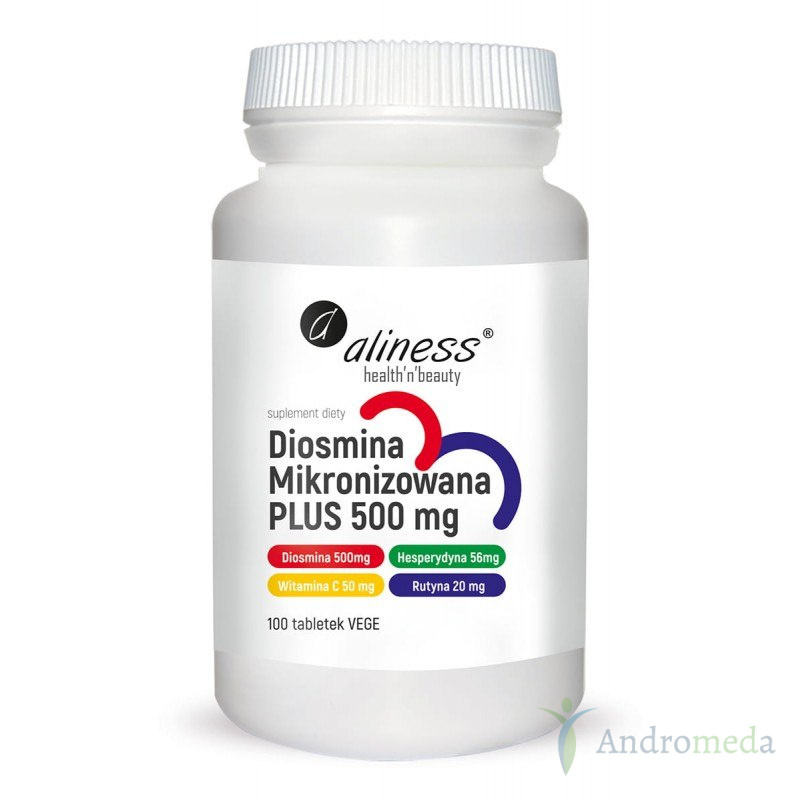 Diosmina mikronizowana PLUS 500 mg 100 tabl