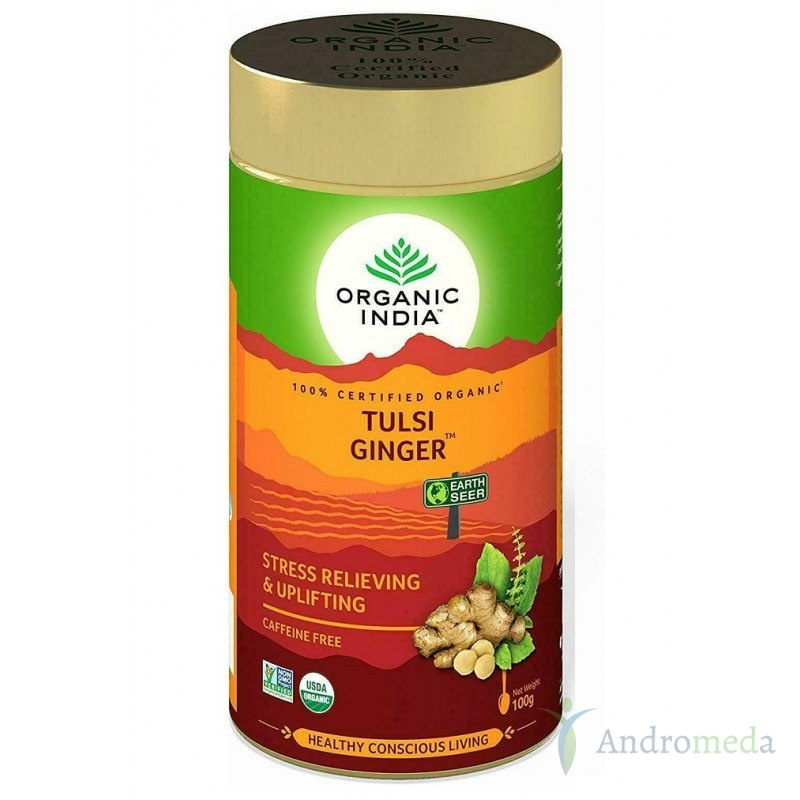 Herbata Tulsi Ginger 100% naturalna 100g