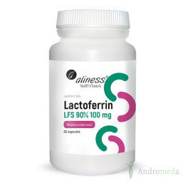 Lactoferrin LFS 90% 100 mg 60 kaps Alines