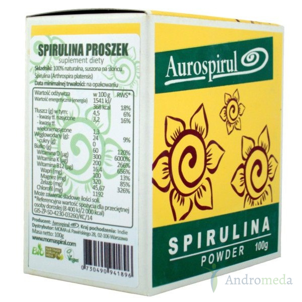 Aurospirul Spirulina Proszek 100G