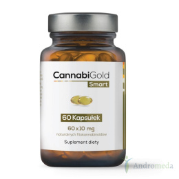 Olejek konopny CBD CannabiGold Smart 10 mg 60 kapsułek