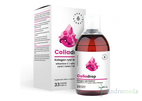Colladrop - Kolagen rybi NatiCol® z Wit. C w płynie (500 ml)