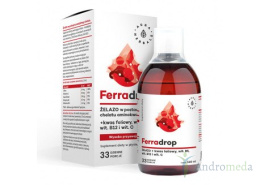 Ferradrop - Żelazo + Witamina C + Kwas Foliowy w płynie (500 ml)