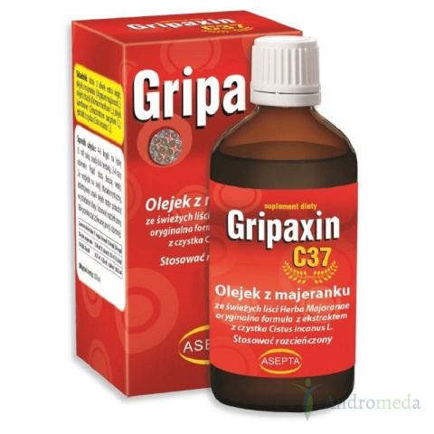 Gripaxin C37 30ml – naturalna formuła 3 olejków eterycznych