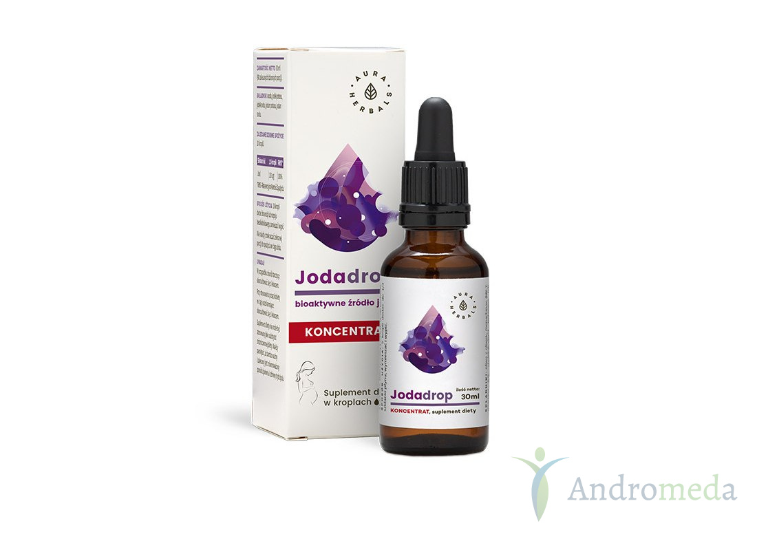Jodadrop - bioaktywne źródło jodu w kroplach (30 ml)