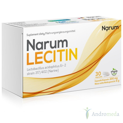 Narum+ Lecitin 200 mg, 30 kaps Narine