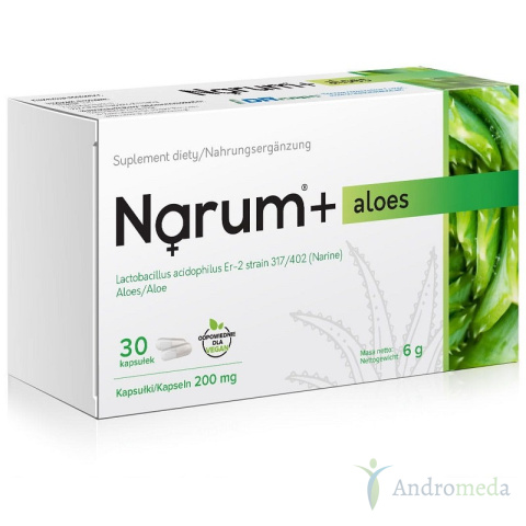 Narum+ Aloes 200 mg, 30 kaps