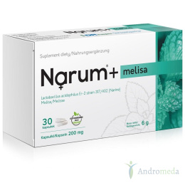 Narum+ Melisa 200 mg, 30 kaps
