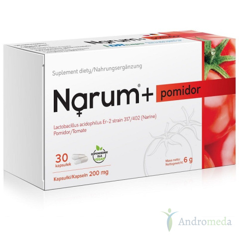 Narum+ Pomidor 200 mg, 30 kaps