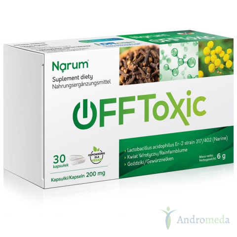 Narum+ Offtoxic 200 mg, 30 kaps