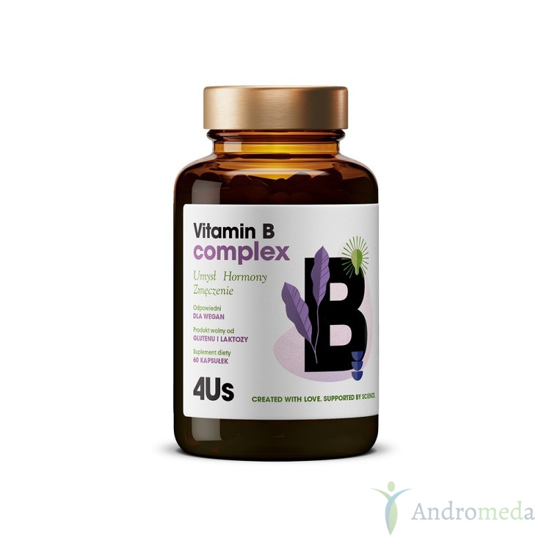 4Us Vitamin B complex 60 kapsułek Health Labs