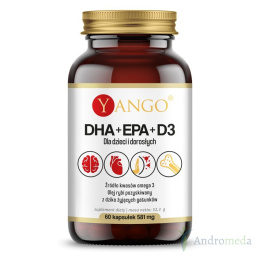 DHA + EPA + D3 60 kapsułek Yango