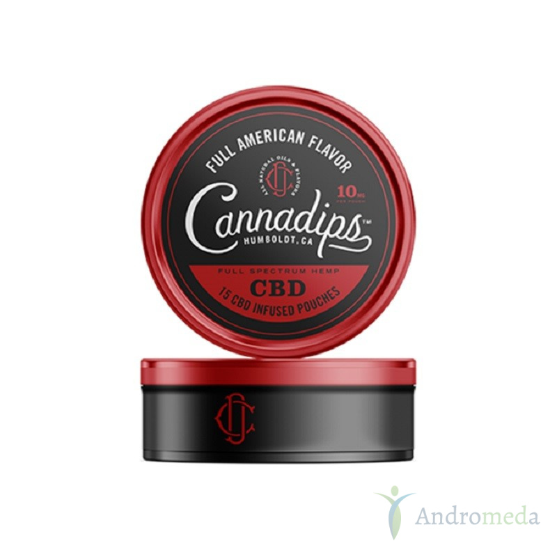 Cannadips CBD 15x10 mg saszetek CBD smak American Spice