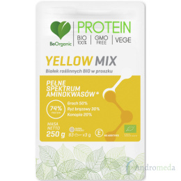 Yellow MIX białek roślinnych BIO w proszku 250g