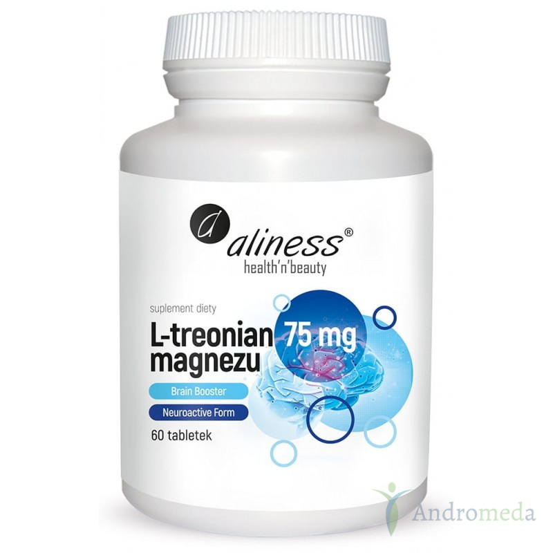 L-treonian magnezu Brain Booster 75 mg 60 tabletek Medicaline