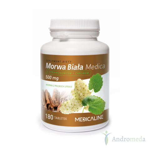 Morwa Biała 500mg 180 tabletek