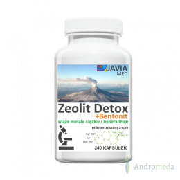 Zeolit Detox + Bentonit 240 kapsułek