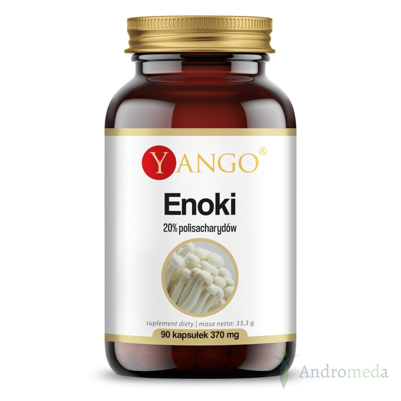 Enoki - 20% polisacharydów - 90 kapsułek Yango