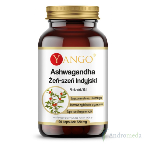 Ashwagandha - 430mg - 90 kapsułek Yango