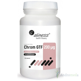 Chrom GTF Active Cr-Complex 200 µg 100 tabletek Aliness