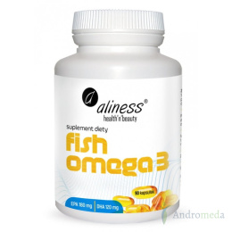 Fish Omega-3 180/120mg - 90 kapsułek Medicaline