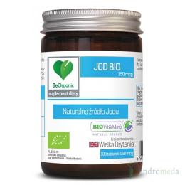 Jod Bio 150 mcg 100 tabletek BeOrganic