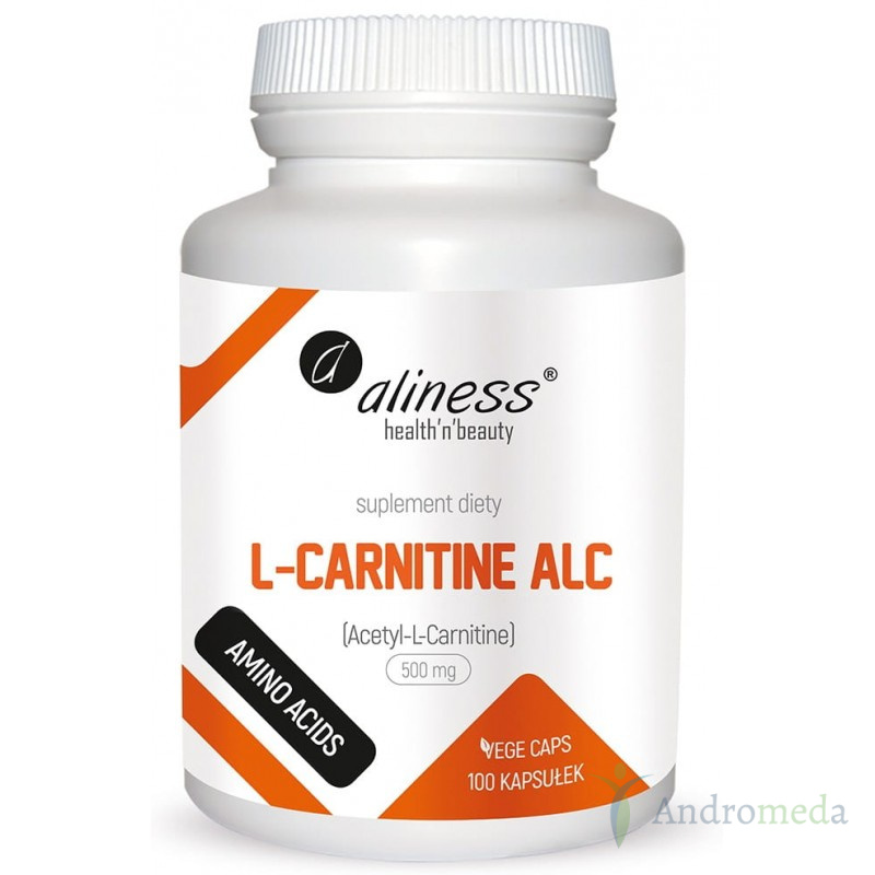 L-Carnityne ALC 500mg 100 kapsułek Aliness