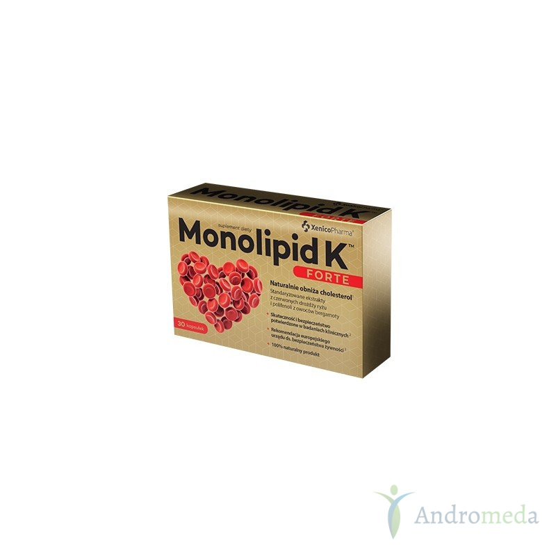 Monolipid K forte 30 kapsułek Xenico Pharma