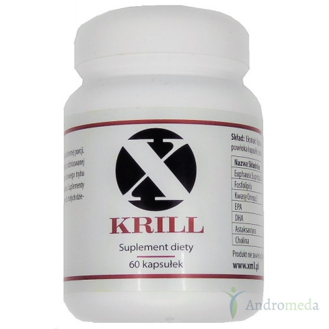 X-Krill ekstrakt z kryla antarktycznego 60 kapsułek