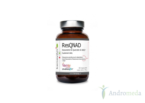 ResQNAD Resveratrol Quercetin NAD+ 60 kapsułek Kenay