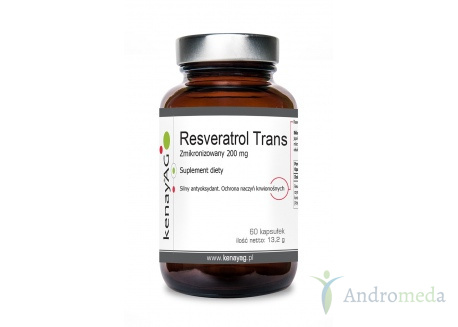 Zmikronizowany resveratrol 200 mg 60 kapsułki kenay