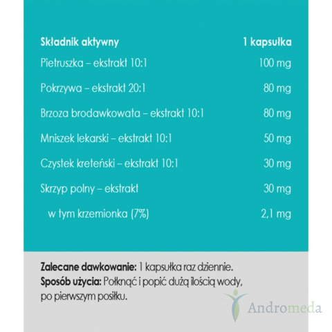 Nadmiar wody - 50 kapsułek - Panaseus